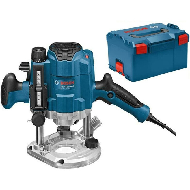 Bosch GOF 1250 CE Fräsmaschine mit L-Boxx - Präzise & vielseitig