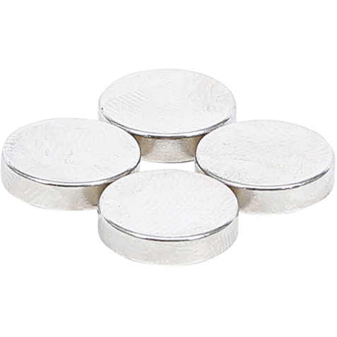 Extra Starker Rundmagnet Set - Ø 12 mm, 4-teilig