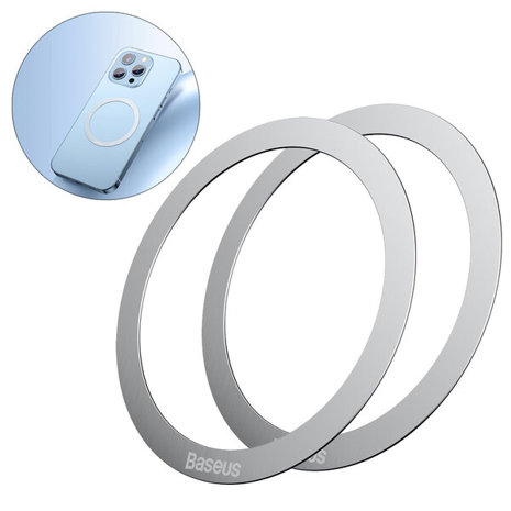 Halo Series Magnetring (2 Stück/Packung) - Silber