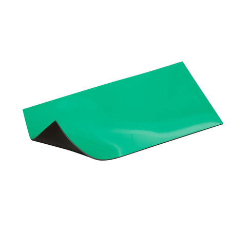 Magnetplatte 1mm stark 125x250mm - Moosgrün - 1 Stück