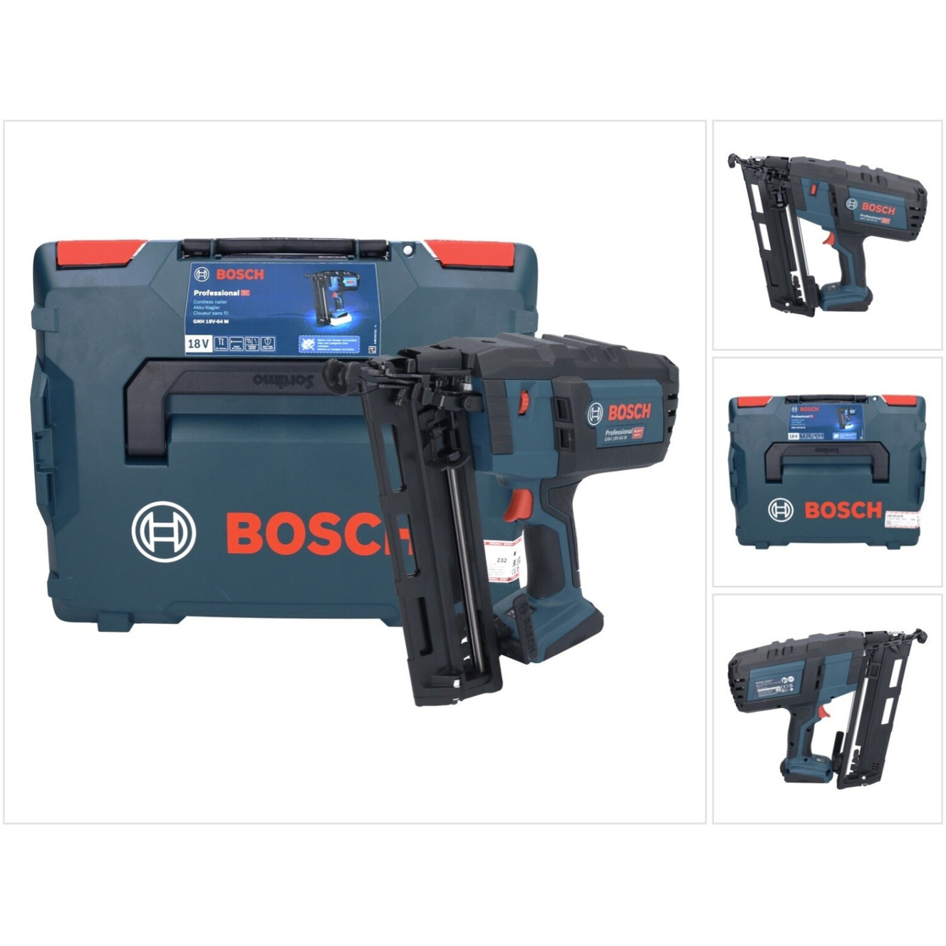 Bosch GNH 18V-64 Akku-Nagler (0601481001) – Leistungsstarker Tacker für präzise Anwendungen