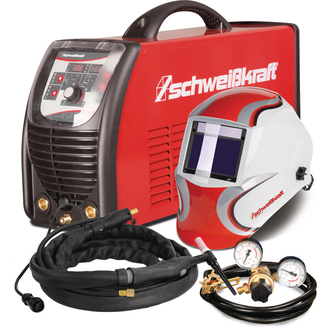 CRAFT-TIG 201 AC/DC PULSE - Tragbarer WIG AC/DC Inverter Schweißgerät Set