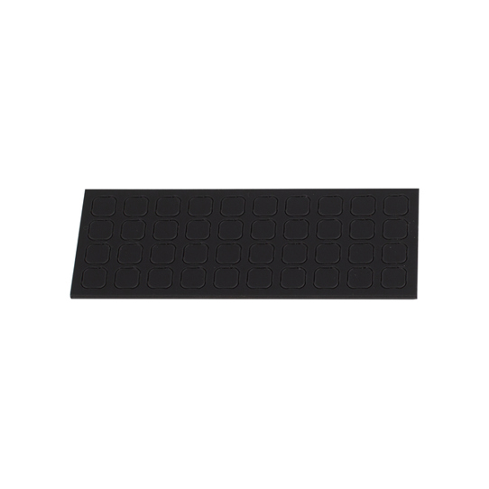 Magnetische Symbole Quadrat 9x9mm - 11 Schwarz - 40 Stück