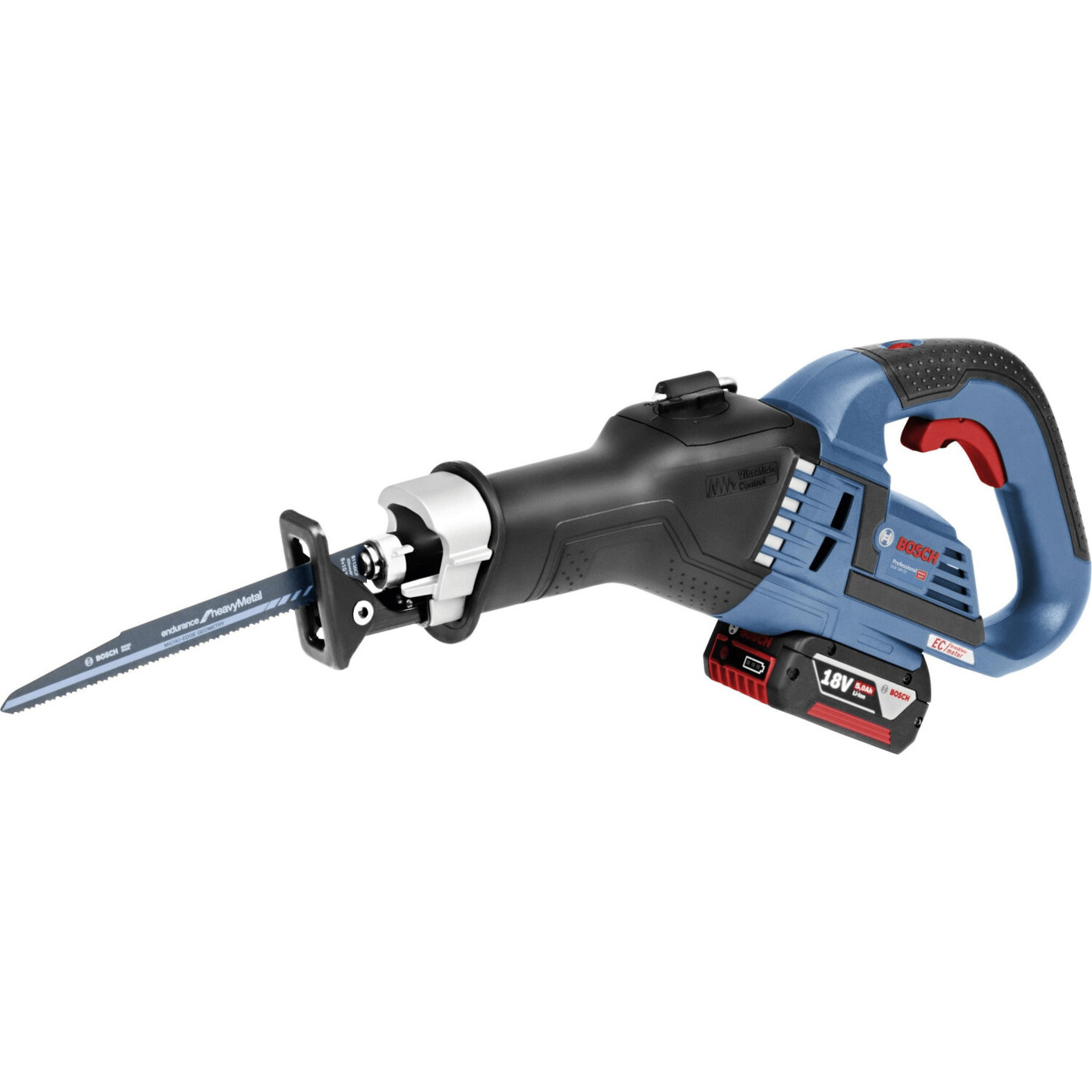 Bosch GSA 18V-32 Professional Säbelsäge Set (2 x 5,0 Ah) in praktischer L-Boxx