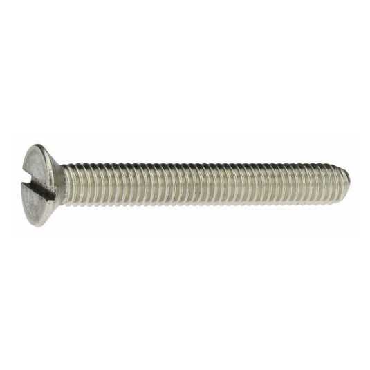 Edelstahlschraube ISO 2009 - DIN 963 Senkschraube mit Schlitz M2 x 5 | A4 blank