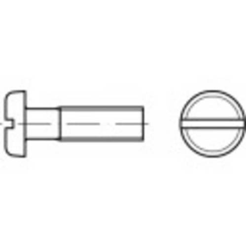 Edelstahlschrauben M5 - 30mm Flachkopf Schlitz DIN 85 - TOOLCRAFT 1059925