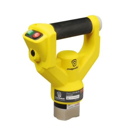 Kabelloser Hand-Hebemagnet mit 27(104) kg Haltekraft und Akku-Ladegerät