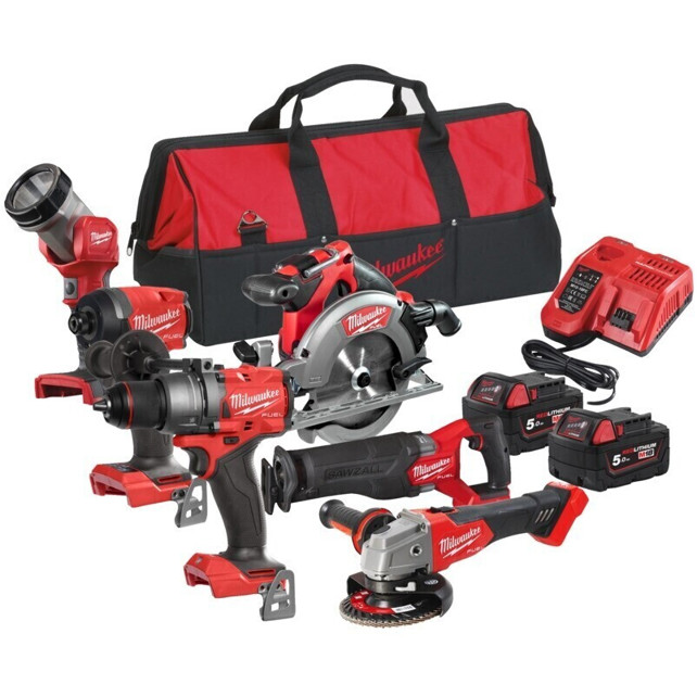 Milwaukee M18 Fuel Powerpack Set FPP6E3-502B - Leistungsstarkes Maschinen-Set