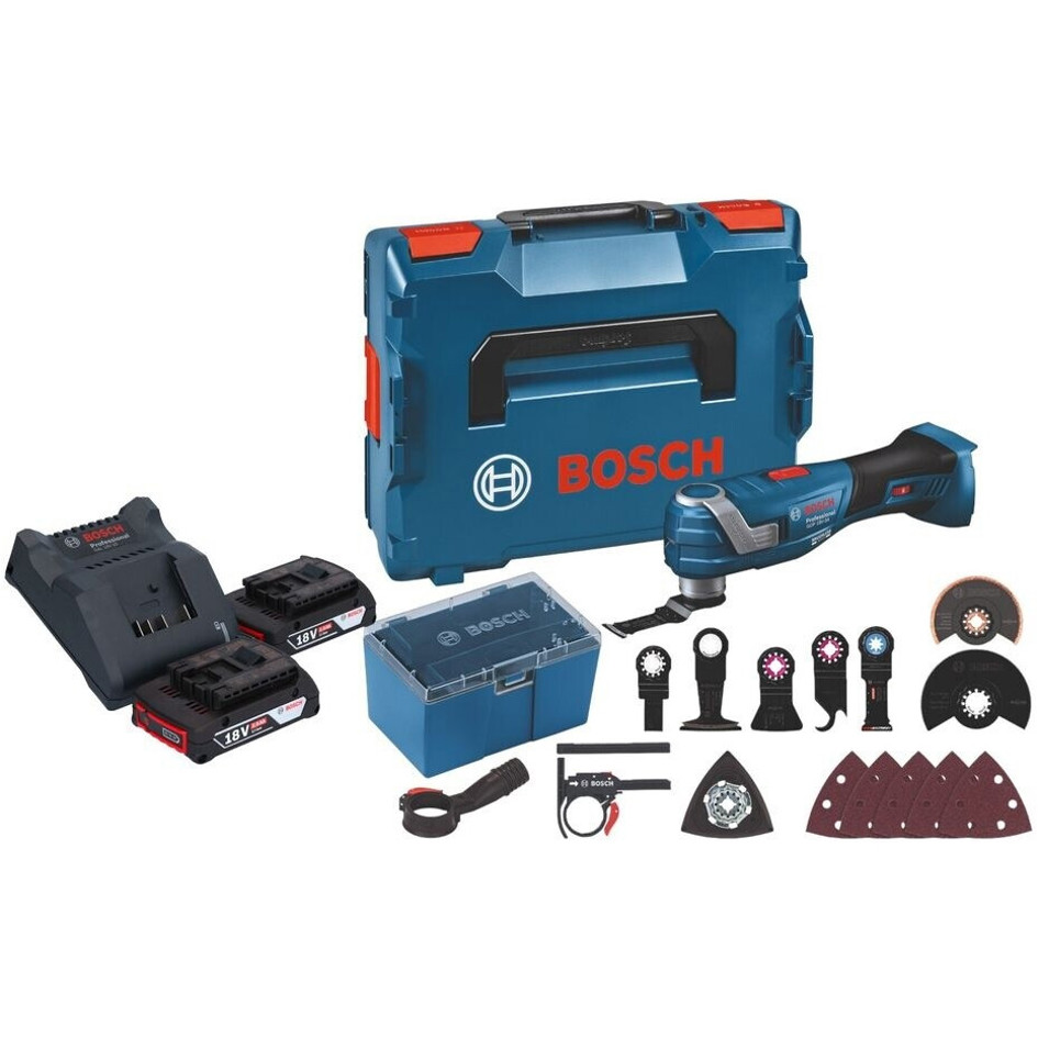 Bosch GOP 18V-34 Multifunktionswerkzeug (2 x 2,0 Ah)