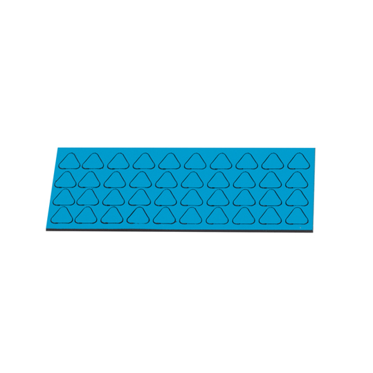 Dreieckige Magnetische Symbole 9x9mm - Hellblau (06) | 40 Stück Packung