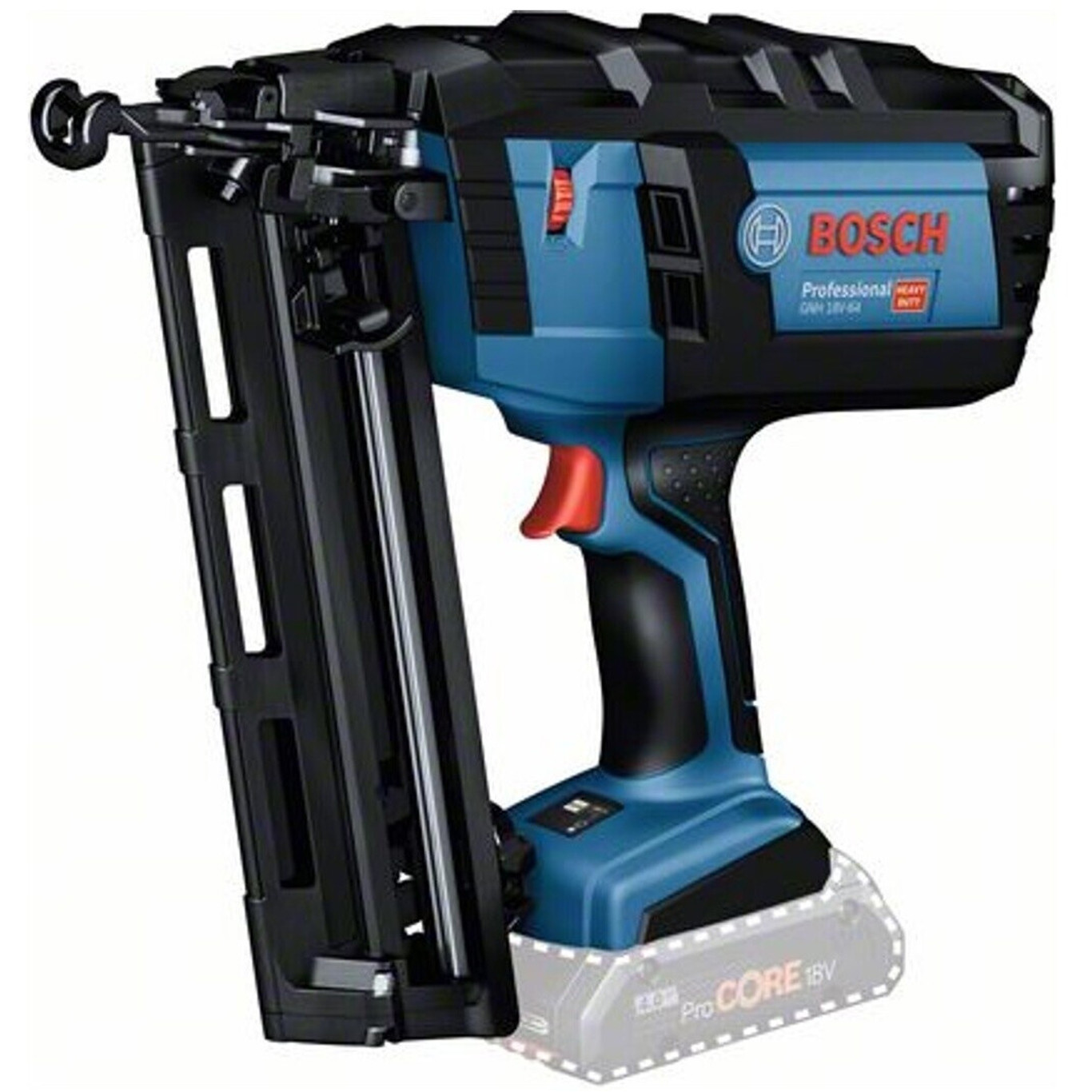 Bosch GNH 18V-64 Akku-Tacker (0601481100) - Professionelles Nagelwerkzeug