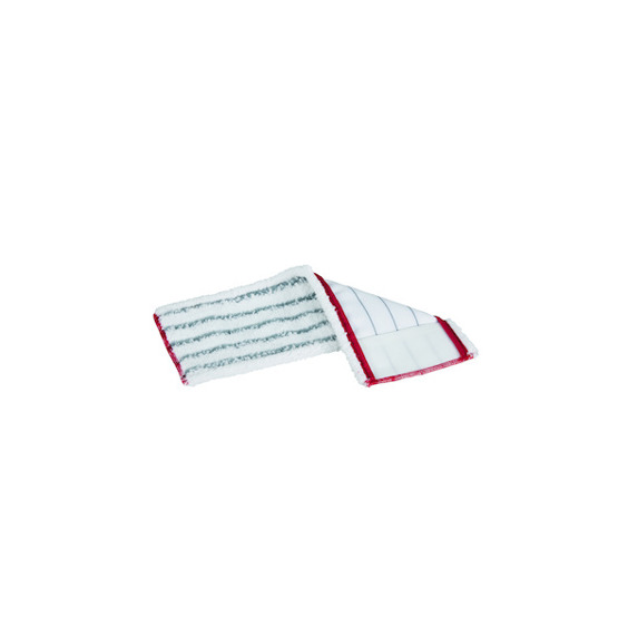 Vileda Professional CombiSpeed Pro BaseMicro Mop mit rotem Saumband – 40 cm | Ideal für effiziente Reinigung