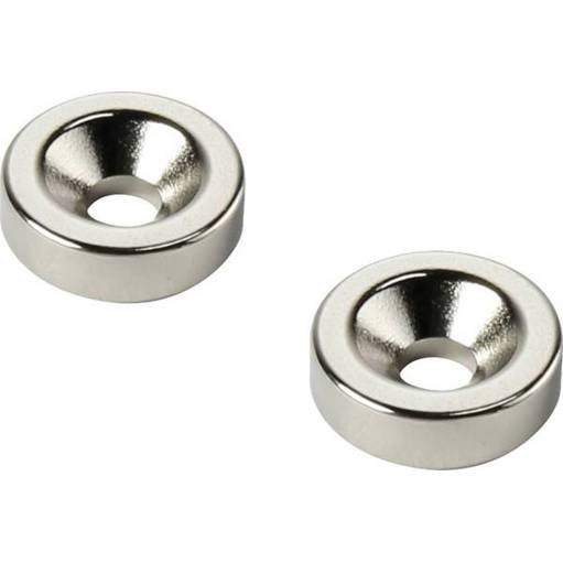 25mm x 5mm Permanent-Magnet Ring - N35 Magnet - Max Temp 80°C
