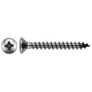 Edelstahl Spanplattenschrauben L-9069 A2 - 5 x 30/30, Vollgewinde, Linsensenkkopf mit Kreuzschlitz