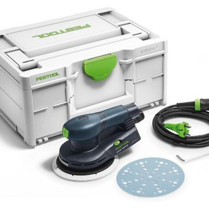 Festool ETS 150/5 EQ Schleifmaschine - Hochleistungs-Kits für perfekte Oberflächen (576329)