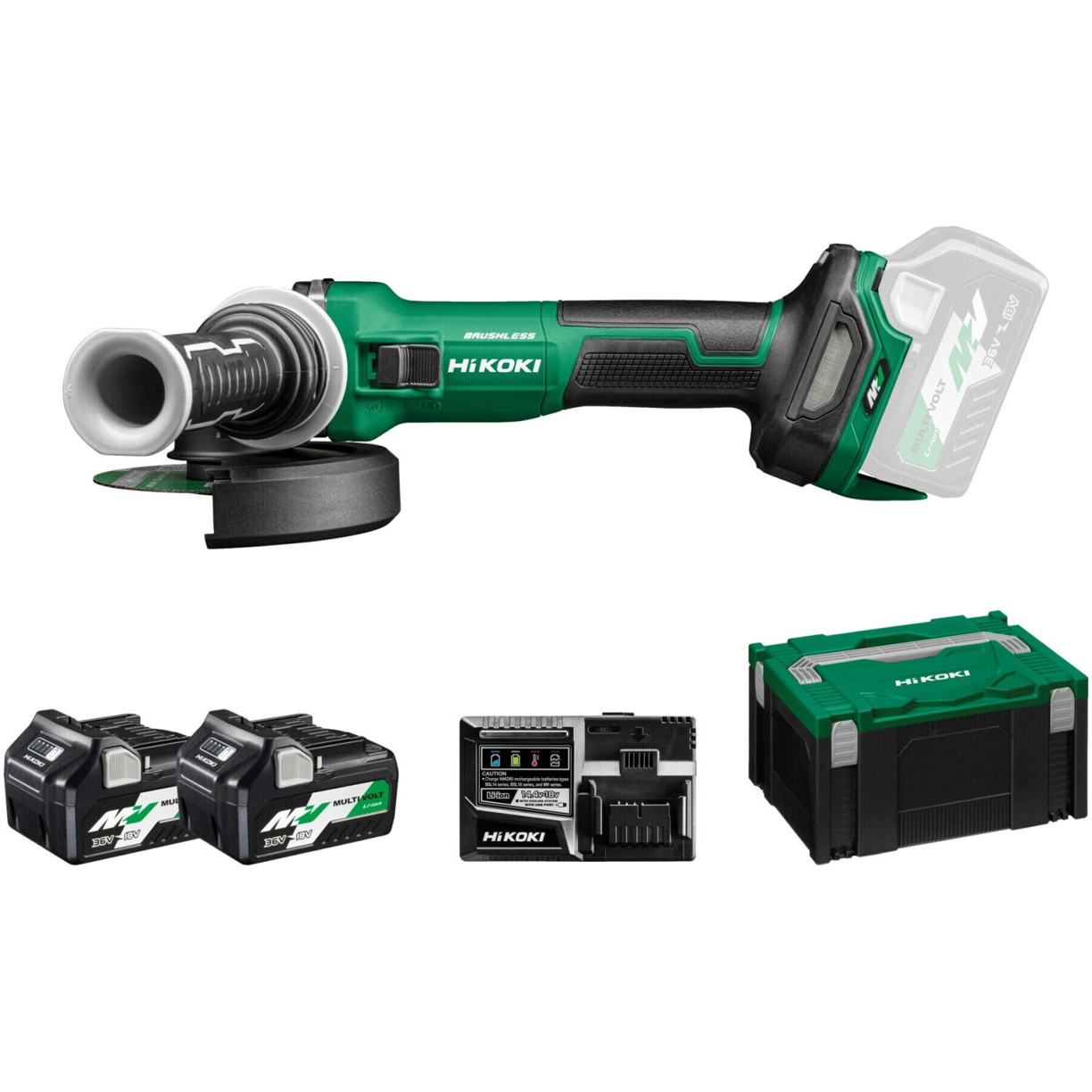 Hikoki G3613DVEWQZ Basic Winkelschleifer HSC III