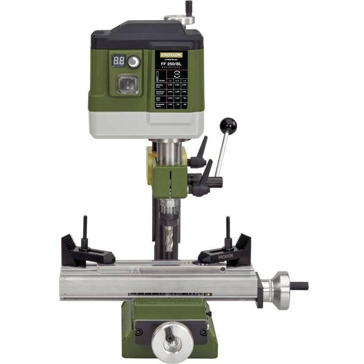 Proxxon Feinfräse FF250/BL mit stufenloser Drehzahlverstellung - Fräsmaschine 24114