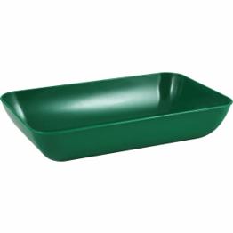 Große grüne Materialschale (23 x 15 cm) - Bastelschale für kreative Projekte