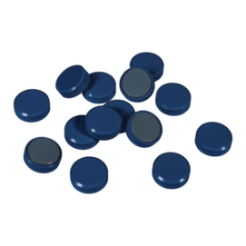 Blauer Scheibenmagnet 10x30mm aus ABS - Haftkraft 0,6kg