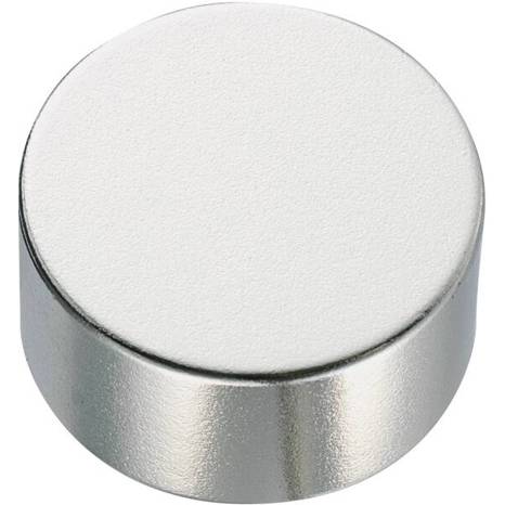 Permanentmagnet TRU COMPONENTS 1572114 - Rund Ø 20 mm x H 5 mm, N45, Magnetische Flussdichte: 1.33 | 1.37 T, Max. Grenztemperatur: 80 °C