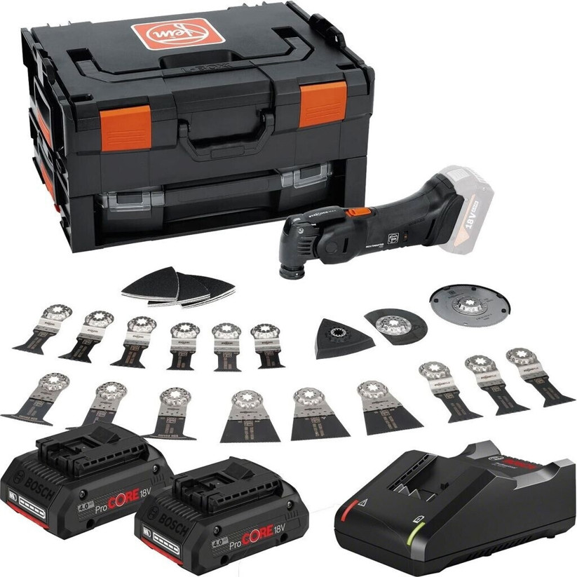 Fein MultiMaster AMM 700 Max Black Edition – 2x 4 Ah ProCore Akku & Ladegerät in L-Boxx
