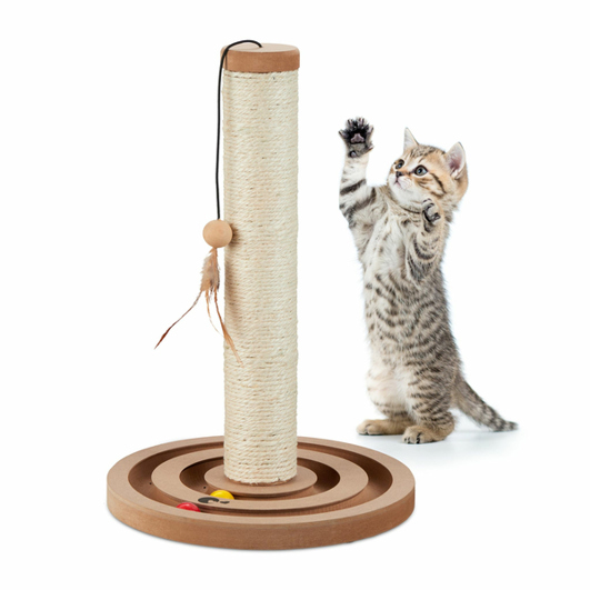 Relaxdays Katzenkratzer 10045527 – Hochwertiger Kratzbaum für Katzen