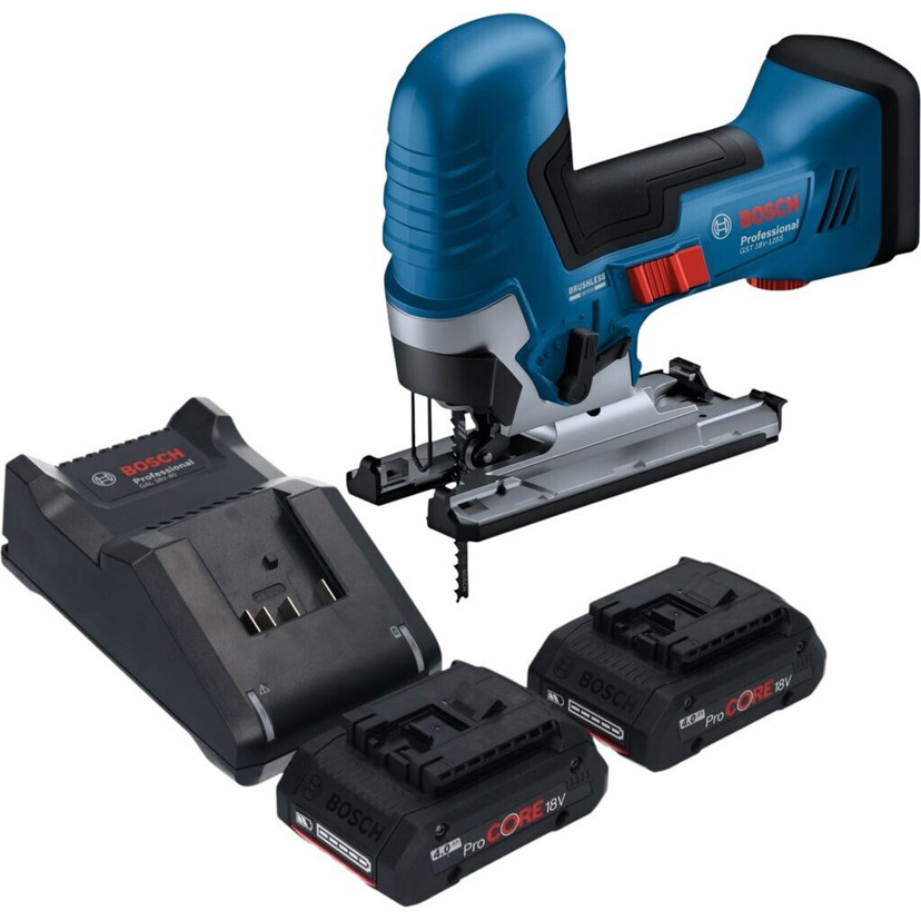 Bosch GST 18V-125 S Professional - inkl. 2x ProCORE Akku 4,0 Ah & Ladegerät