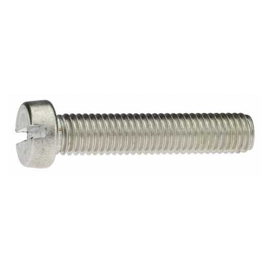 Edelstahl DIN 84 Zylinderschrauben mit Schlitz | 1,4x3mm | A2 Blank
