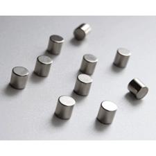 10er Set matt verchromte Kraftmagnete