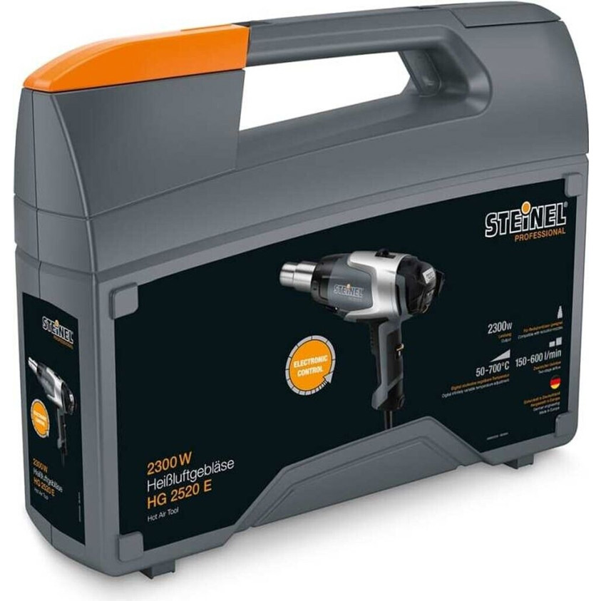 Steinel HG 2520E Heißluftgebläse - Ergonomisches Design für Komfort und Vielseitigkeit