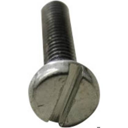 TOOLCRAFT Zylinderschrauben M3.5 x 16 mm, Schlitz, DIN 84, Edelstahl A2, 200 Stück