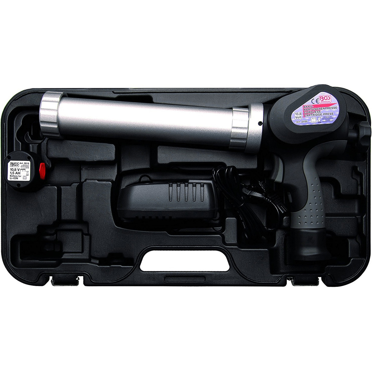 BGS EKA-8496 Akku Kartuschenpresse - Leistungsstarker Akku für präzise Anwendungen