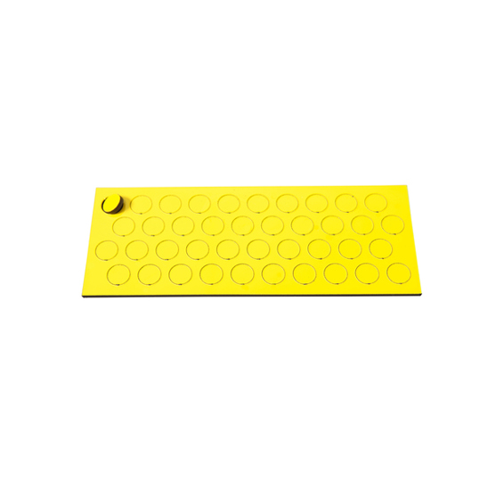 Kreis Magnetsymbole 9mm - 15er Pack in Zitrone - VPE 40 Stück
