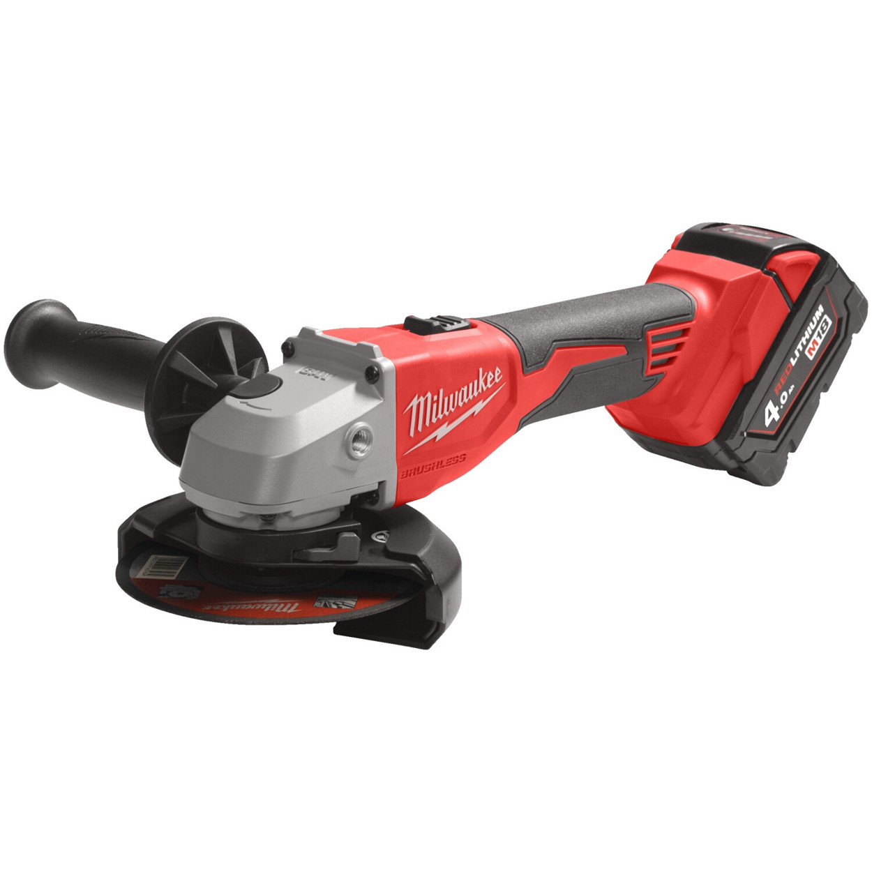 Milwaukee M18 BLSAG125X-402X Winkelschleifer (4933492644) - Hochleistungs-Tool für effektives Schleifen und Trennen