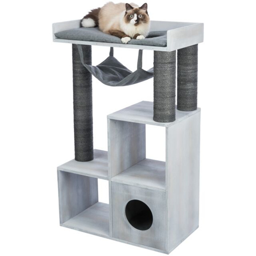 Kratzbaum mit Regalfunktion für Katzen