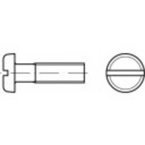 Edelstahlschraube M5 x 60mm - Flachkopfschrauben DIN 85, TOOLCRAFT 1059856