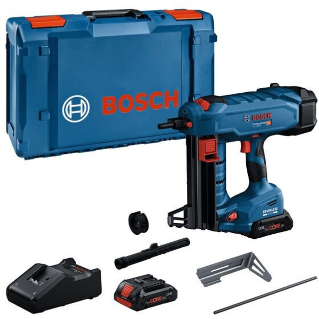 Bosch Professional Akku-Betonnagler GNB 18 V-40 | Inklusive 2 x 4,0 Ah ProCore Akkus