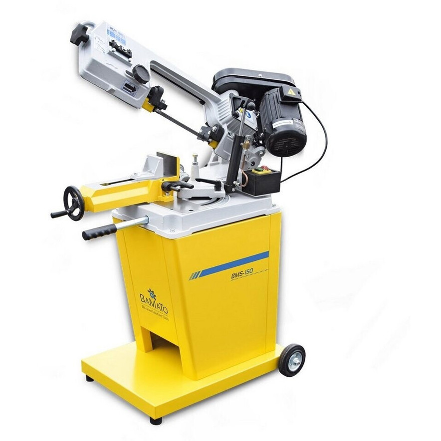 BAMATO BMS-150 Metallbandsäge - 230V, Hochwertige Bandsäge für präzise Schnitte
