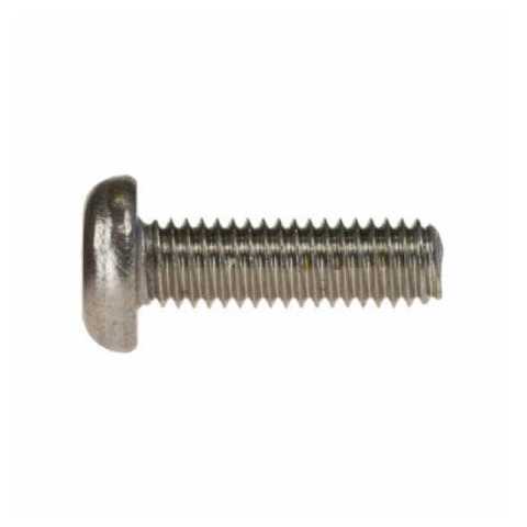 Edelstahlschrauben DIN 85 Flachkopf Schlitz M4 x 40mm | A4 blank