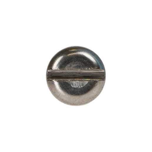 Edelstahlschrauben DIN 85 Flachkopf mit Schlitz M3 x 35 | A2 Edelstahl, blank