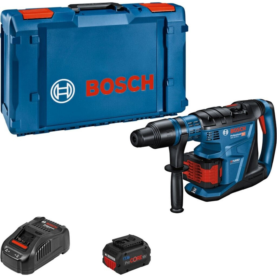 Bosch GBH 18V-40 C Solo mit 2 x 8Ah ProCore Akku & XL-Boxx – Leistungsstarke Bohrmaschine