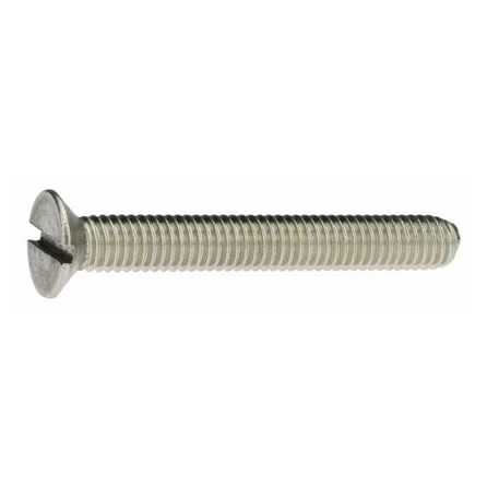 Edelstahlschrauben DIN 963 Senkschrauben mit Schlitz M3 x 40 | A2 Blank