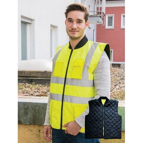 Hi-Viz Wendeweste Gr. XXL - Orange (RAL 2009) - EN ISO 20471:2013+A1:2016