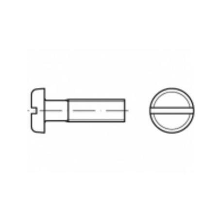 Edelstahlschraube ISO 1580 M4 30mm Schlitz - TOOLCRAFT TO-5360760