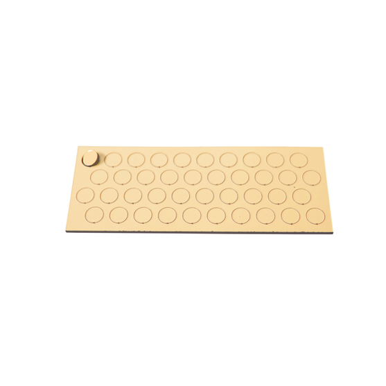 Kreisförmige Magnetische Symbole 9mm | Sandfarben | VPE 40 Stück