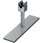 Leitungshalter V2A Ø 8 mm Typ B mit Magnetfolie für Metalldach – LH 80 mm
