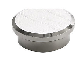 Kraftmagnet | Silber | 10 Stück | Ø 25 mm