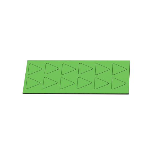 Magnetische Dreieck Symbole - Set aus 16 Stück, 19x19mm