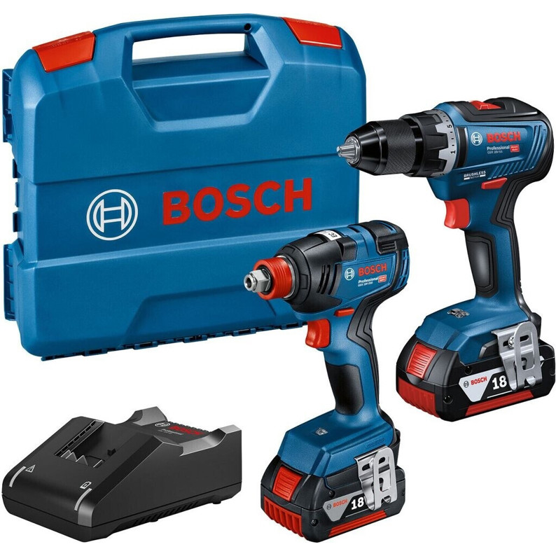 Bosch Kombi-Pack GSR 18V-55 & GDX 18V-200 - Maschinen-Set (06019J2207)