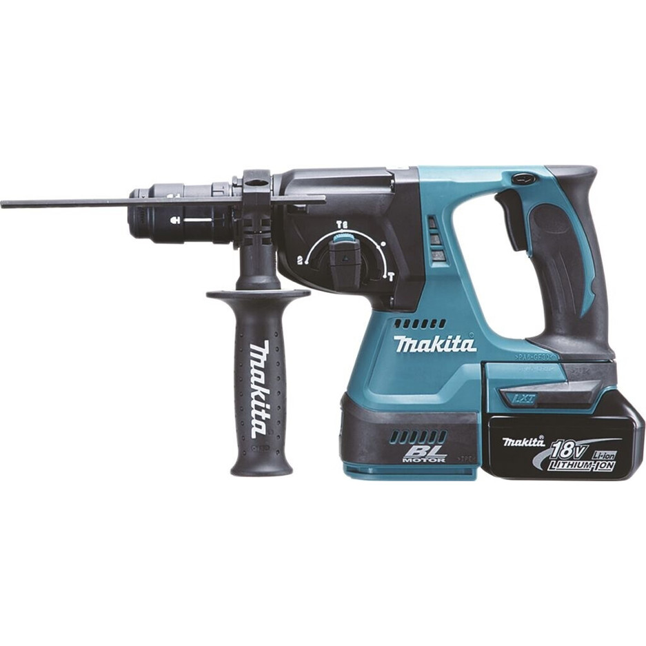 Makita DHR243RTJ Black Edition Bohrmaschine - Inkl. 2x 5,0 Ah Akkus & Makpac